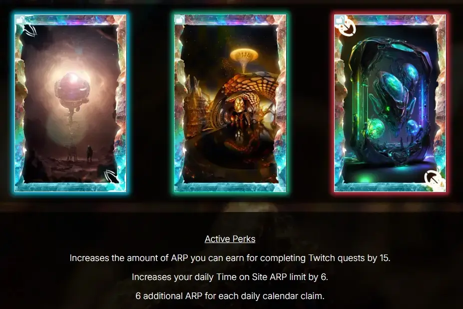 Alienware Arena Artifacts 効果