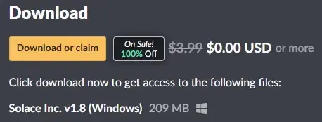 Itch.io download or claim