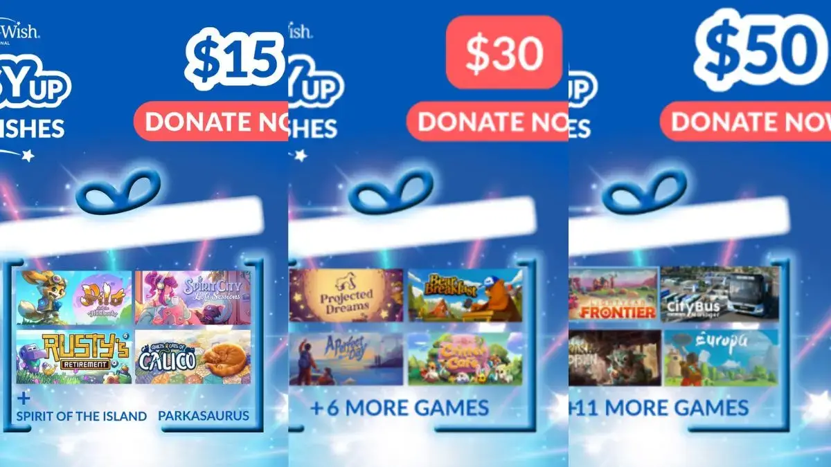 Tiltify Cosy Up for Wishes 2025 Bundle