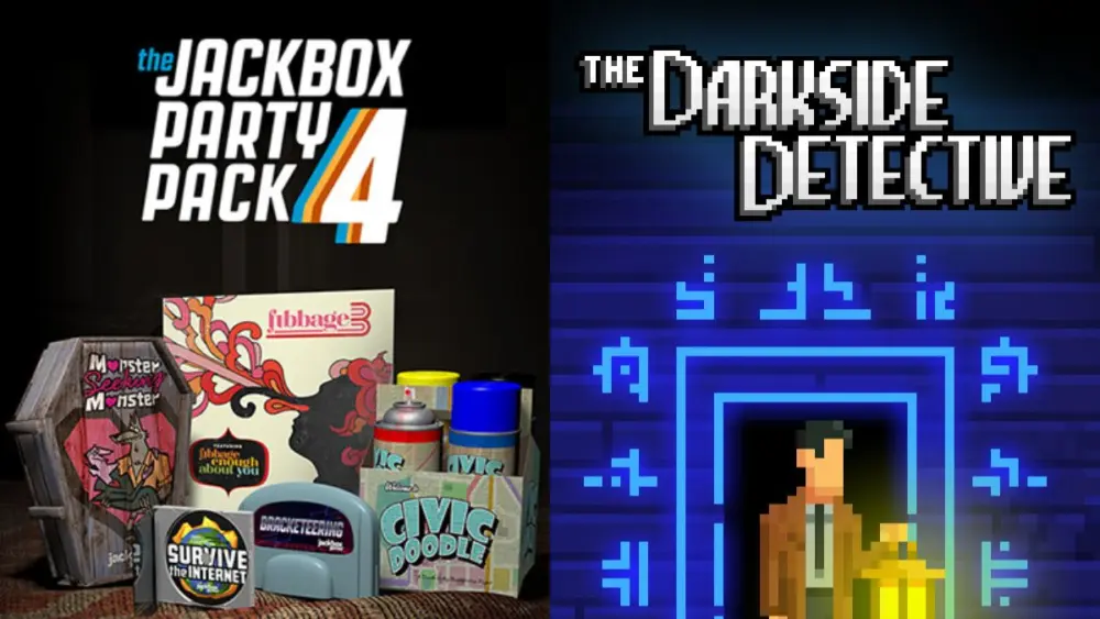 Jackboxパーティーパック 4とThe Darkside Detective