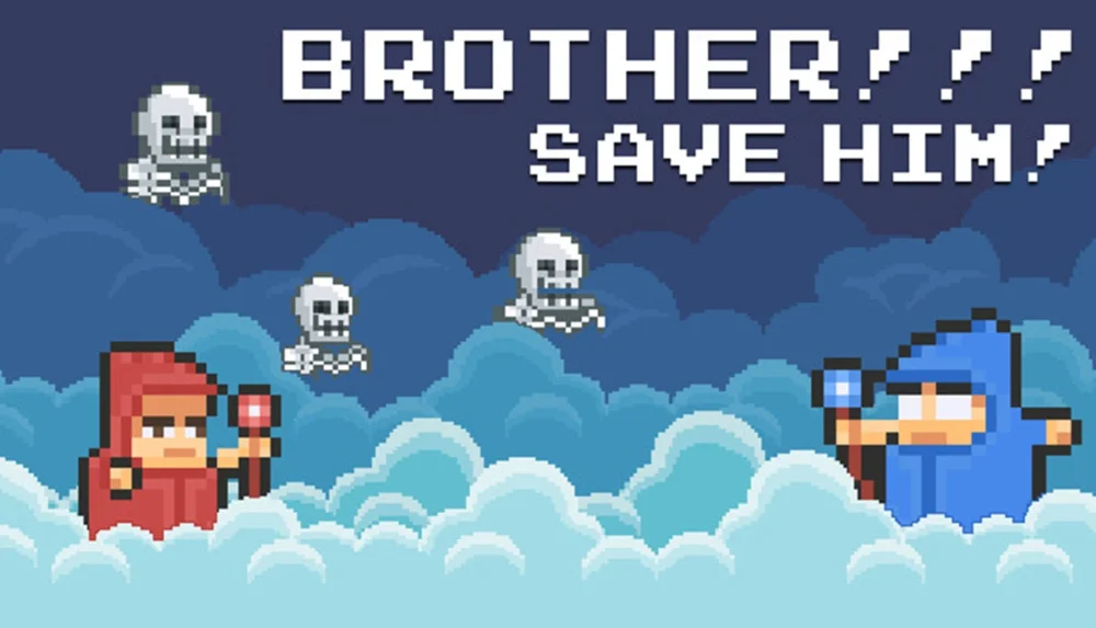 BROTHER!!! Save him! - Hardcore Platformer