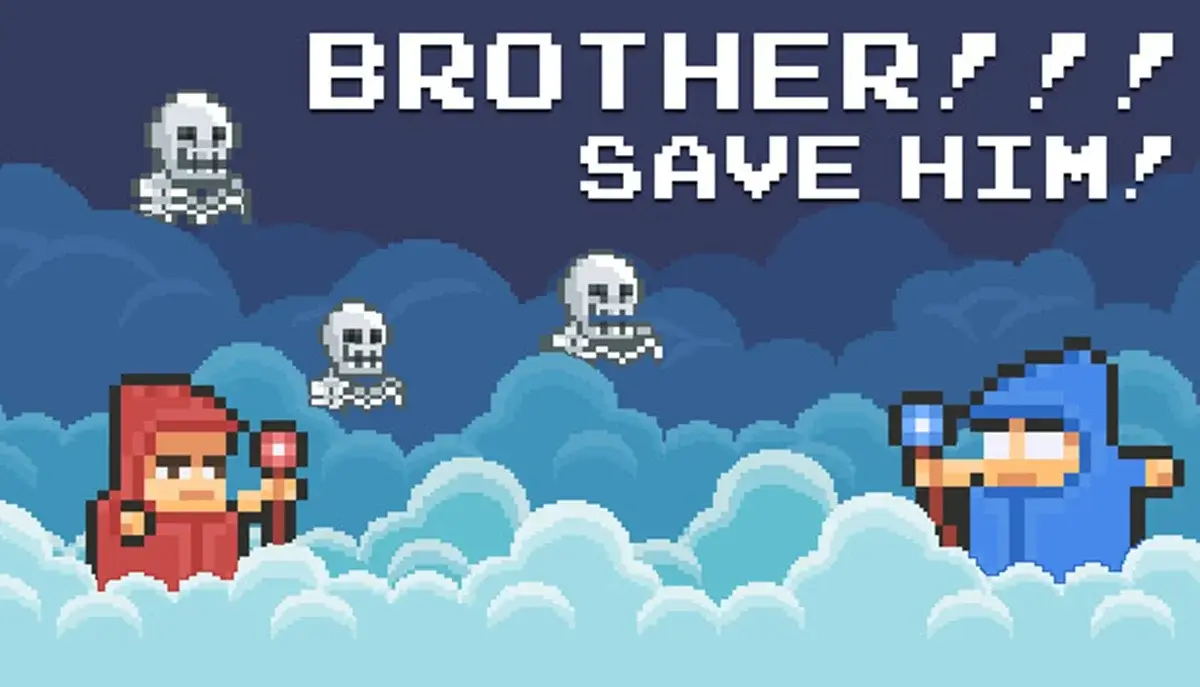 BROTHER!!! Save him! - Hardcore Platformer