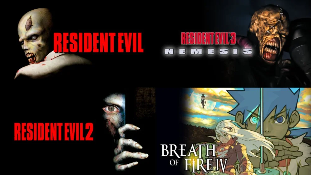 バイオハザード1~3とブレス オブ ファイアIV