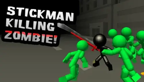 Stickman Killing Zombie