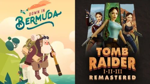 Down in BermudaとTomb Raider I-III Remastered Starring Lara Croft
