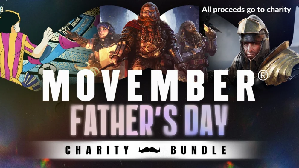 Fanatical「Movember Father's Day Charity Bundle (2026)」｜Steamゲーム11本入りチャリティバンドル販売中