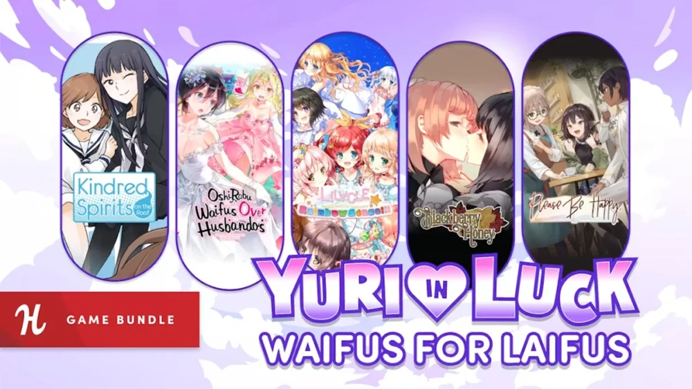 HumbleのYuri in Luck: Waifus for Laifus Bundleが百合ゲーム11本セットで13.2ドルになっている情報