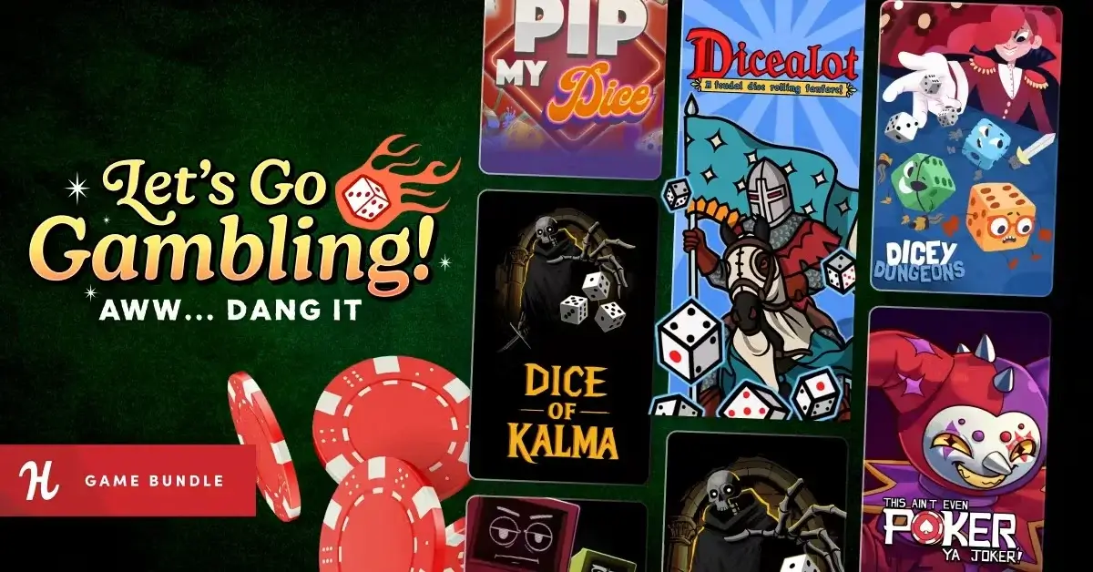 HumbleのLet's Go Gambling!…aw dang it. Bundleで8本が13.2ドルで販売されているバンドル情報