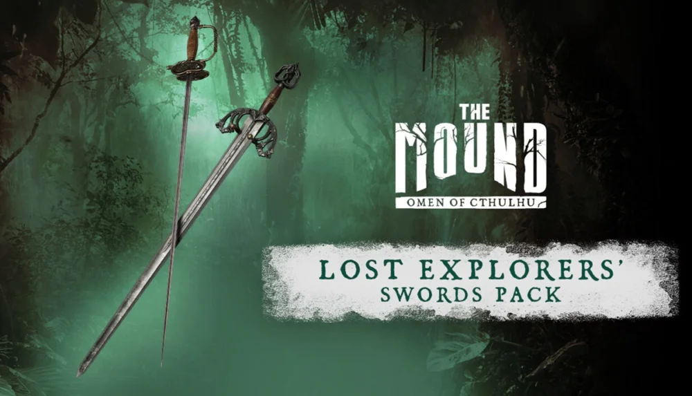 SteamでThe Mound: Omen of CthulhuのDLC Lost Explorers' Swords Packが7月30日午前2時まで無料配布されている特典情報