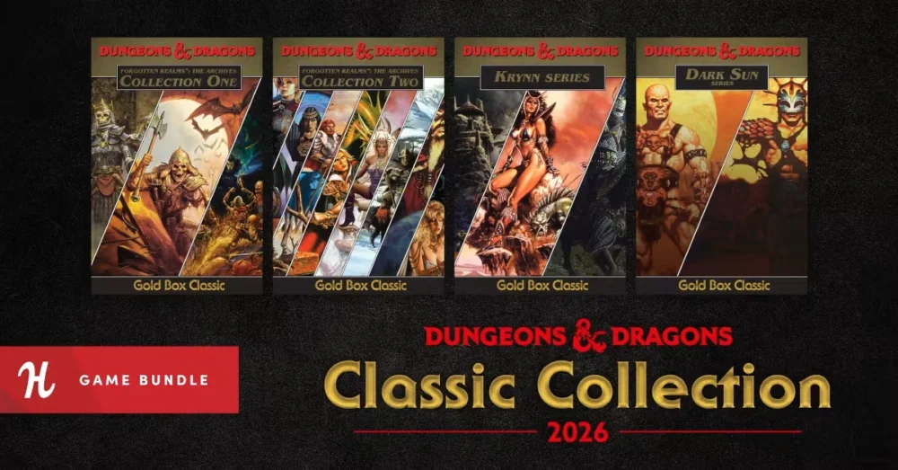 HumbleのDungeons & Dragons: Classics Collection 2026で名作D&Dゲーム15本が13.2ドルで購入できる特価バンドル情報