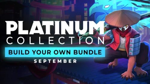 Fanaticalの『Build Your Own Platinum Collection 2026年9月版』バナー画像とサイバーパンク風キャラクターのイラスト
