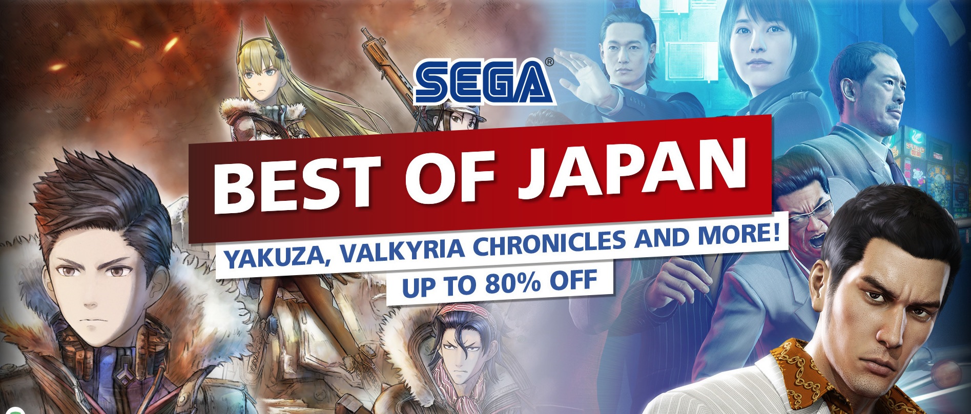 Steamでsega Best Of Japanセール開催中 Yakuza 龍が如く シリーズや戦場のヴァルキュリア4がお買い得